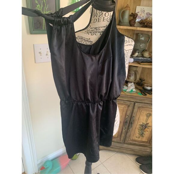 Victoria Secret’s Black Satin Romper - Picture 6 of 9